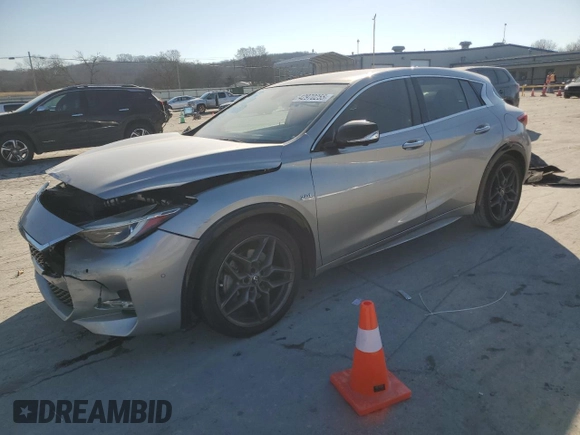 2018 Infiniti QX30 Premium z VIN SJKCH5CP0JA049834, wystawiony jako Copart lot #42970255 z przebiegiem 113 394 mil mil oraz Szkoda całkowita • Salvage title. Historia ofert i sprzedaży dostępna na DreamBid. Obrazek 1.