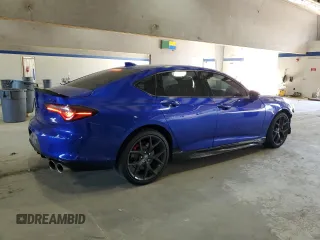 2023 Acura TLX Type S w/Performance Tire with VIN 19UUB7F96PA003730, listed as a Copart auction lot 47397305 with 13,805 mi miles and Salvage Title. Bid and sale history available at carsss.com. Image 3.