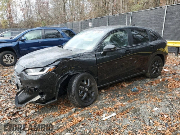 2024 Honda HR-V Sport with VIN 3CZRZ2H59RM724119, listed as a Copart auction lot 81353844 with 62,967 mi miles and Salvage Title. Bid and sale history available at carsss.com. Image 1.
