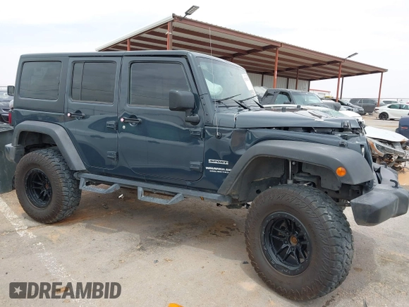 2017 Jeep Wrangler Unlimited Sport with VIN 1C4BJWDG2HL634291, listed as a IAAI auction lot 42242223 with 145,880 mi miles and . Bid and sale history available at DreamBid. Image 14.