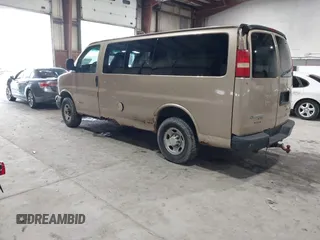 2005 Chevrolet Express Passenger with VIN 1GAHG35U651173253, listed as a IAAI auction lot 41966197 with 368,386 mi miles and . Bid and sale history available at DreamBid. Image 3.