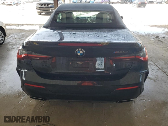 2022 BMW 4 Series M440i with VIN WBA53AT09NCK27186, listed as a Copart auction lot 59896085 with Not provided miles and Non repairable. Bid and sale history available at DreamBid. Image 6.