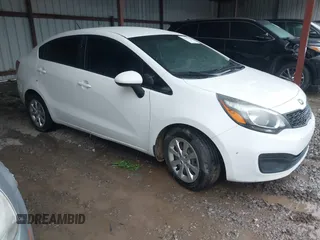 2014 Kia Rio LX with VIN KNADM4A35E6350778, listed as a IAAI auction lot 42188131 with 162,754 mi miles and . Bid and sale history available at DreamBid. Image 1.