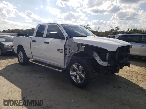 2019 Ram 1500 Classic Express with VIN 1C6RR6FT7KS745330, listed as a Copart auction lot 43267765 with 50,268 mi miles and Salvage Title. Bid and sale history available at carsss.com. Image 4.