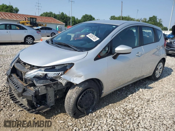 2017 Nissan Note SV with VIN 3N1CE2CP3HL358410, listed as a Copart auction lot 60050135 with 88,299 mi miles and Salvage title. Bid and sale history available at DreamBid. Image 1.