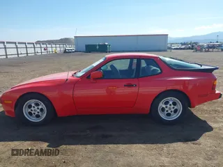 1984 Porsche 944 with VIN WP0AA0948EN456264, listed as a IAAI auction lot 42134801 with 54,339 mi miles and . Bid and sale history available at carsss.com. Image 14.
