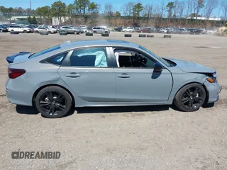 2025 Honda Civic Si with VIN 2HGFE1E54SH474457, listed as a IAAI auction lot 41978147 with 1,558 mi miles and . Bid and sale history available at DreamBid. Image 13.