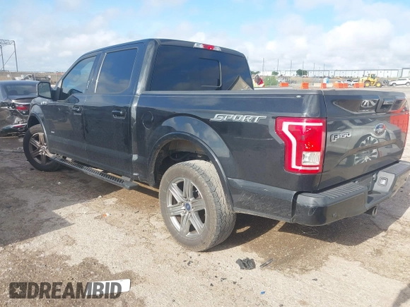 2015 Ford F-150 XL with VIN 1FTEW1CG6FKD75021, listed as a IAAI auction lot 42368982 with 194,623 mi miles and . Bid and sale history available at DreamBid. Image 3.