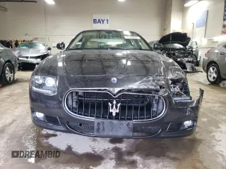 2012 Maserati Quattroporte S z VIN ZAM39JKAXC0065906, wystawiony jako Copart lot #52009945 z przebiegiem 55 058 mil mil oraz Szkody całkowita. Historia ofert i sprzedaży dostępna na DreamBid. Obrazek 5.