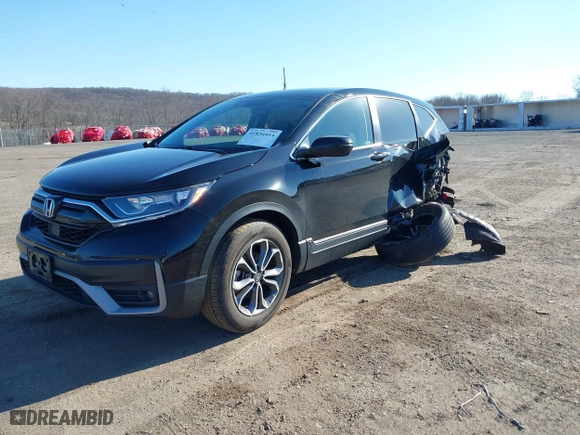 2022 Honda CR-V EX-L with VIN 2HKRW2H88NH605695, listed as a IAAI auction lot 41834414 with 48,812 mi miles. Bid and sale history available at carsss.com. Image 17.