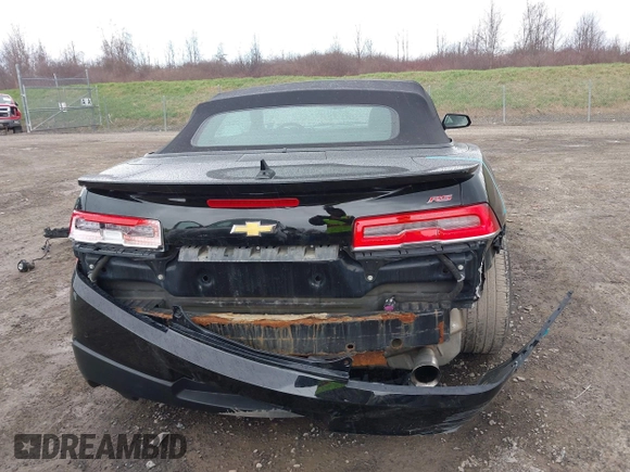 2015 Chevrolet Camaro LT with VIN 2G1FF3D31F9280047, listed as a IAAI auction lot 42025967 with 125,715 mi miles. Bid and sale history available at carsss.com. Image 17.