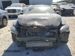 2020 Kia Stinger GT with VIN KNAE35LC8L6072093, listed as a Copart auction lot 77596574 with 77,347 mi miles and Salvage Title. Bid and sale history available at DreamBid. Image 5.