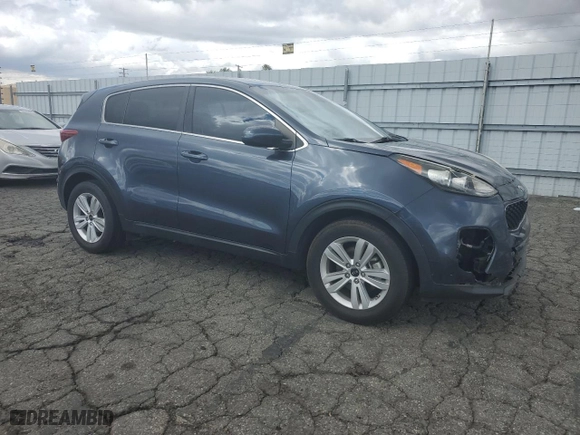 2018 Kia Sportage LX with VIN KNDPM3AC0J7481521, listed as a Copart auction lot 48263005 with 87,490 mi miles and Salvage Title. Bid and sale history available at carsss.com. Image 4.