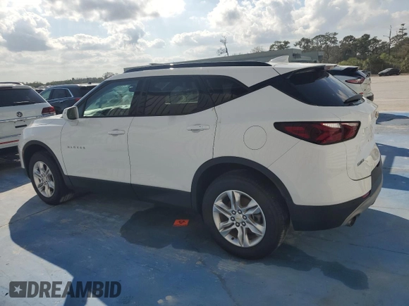 2020 Chevrolet Blazer LT z VIN 3GNKBBRA2LS587557, wystawiony jako Copart lot #44533965 z przebiegiem Nie podano mil oraz Nie do naprawy • Non repairable. Historia ofert i sprzedaży dostępna na DreamBid. Obrazek 2.