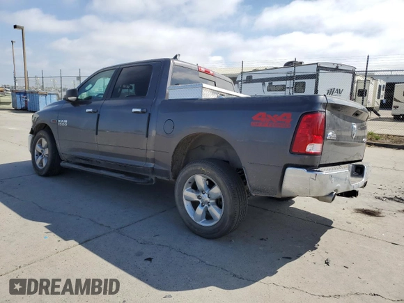 2017 Ram 1500 Big Horn with VIN 1C6RR7LM8HS872244, listed as a Copart auction lot 53656155 with 75,822 mi miles and Salvage Title. Bid and sale history available at carsss.com. Image 2.