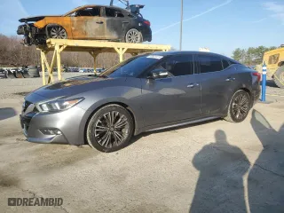 2018 Nissan Maxima S with VIN 1N4AA6AP5JC388493, listed as a Copart auction lot 50801915 with 51,460 mi miles and Salvage Title. Bid and sale history available at carsss.com. Image 1.