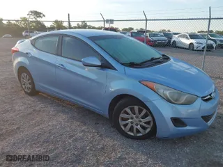 2012 Hyundai Elantra GLS with VIN KMHDH4AE8CU263602, listed as a IAAI auction lot 41898235 with 152,878 mi miles. Bid and sale history available at carsss.com. Image 1.