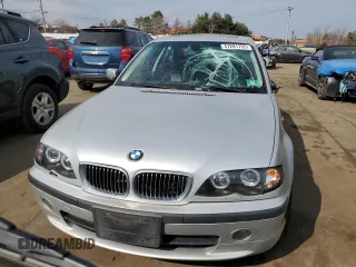 2004 BMW 3 Series 330xi with VIN WBAEW53464PG11082, listed as a Copart auction lot 47201755 with 123,475 mi miles and Salvage Title. Bid and sale history available at carsss.com. Image 5.