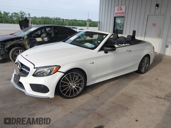 2017 Mercedes-Benz C 43 AMG with VIN WDDWK6EB5HF527015, listed as a IAAI auction lot 42092796 with 78,489 mi miles and . Bid and sale history available at DreamBid. Image 17.