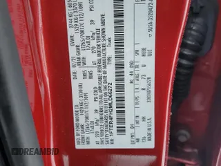 2021 Ford Ranger XL с VIN 1FTER4FH2MLD66272, выставлен на аукционе Copart как лот 44168155 с пробегом 29 398 миль миль и Списание • Salvage title. История ставок и продаж доступна на DreamBid. Изображение 12.
