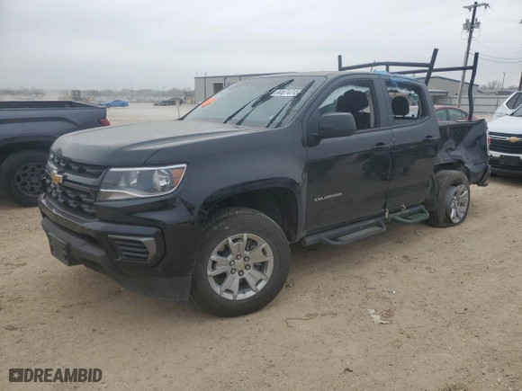 2022 Chevrolet Colorado 2WD LT with VIN 1GCGSCEN3N1306447, listed as a Copart auction lot 44674745 with 44,475 mi miles and Salvage Title. Bid and sale history available at carsss.com. Image 1.