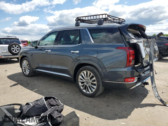 2020 Hyundai Palisade Limited with VIN KM8R5DHE4LU124555, listed as a Copart auction lot 58223205 with 69,385 mi miles and Salvage title. Bid and sale history available at DreamBid. Image 2.