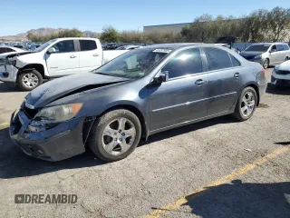 2005 Acura RL with VIN JH4KB16595C009344, listed as a Copart auction lot 46357905 with 166,892 mi miles and Salvage Title. Bid and sale history available at carsss.com. Image 1.