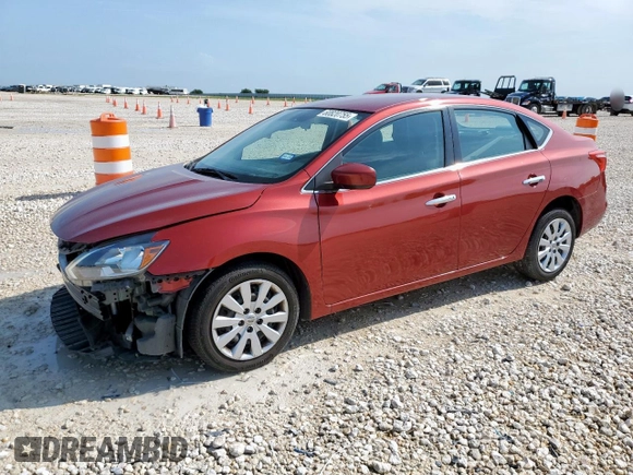 2017 Nissan Sentra SV with VIN 3N1AB7AP2HL663543, listed as a Copart auction lot 60820755 with 112,747 mi miles and Salvage title. Bid and sale history available at DreamBid. Image 1.