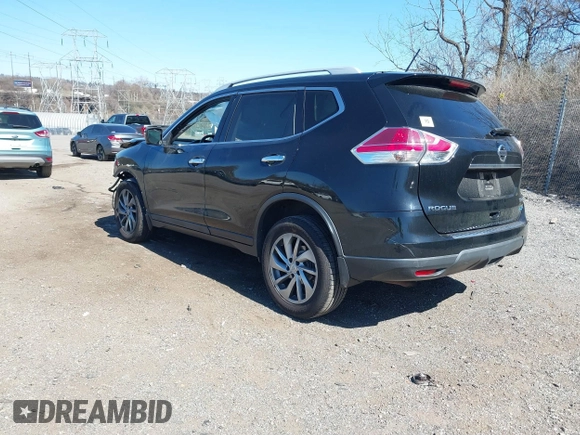 2014 Nissan Rogue SV with VIN 5N1AT2MV2EC823933, listed as a IAAI auction lot 41904128 with 86,731 mi miles. Bid and sale history available at carsss.com. Image 3.