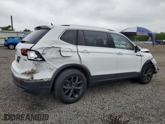 2024 Volkswagen Tiguan SE with VIN 3VVMB7AX7RM174711, listed as a Copart auction lot 56781655 with 7,253 mi miles and Salvage title. Bid and sale history available at DreamBid. Image 3.