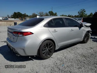 2025 Toyota Corolla SE with VIN 5YFS4MCE3SP218017, listed as a Copart auction lot 50560215 with 2,767 mi miles and Non Repairable. Bid and sale history available at carsss.com. Image 3.