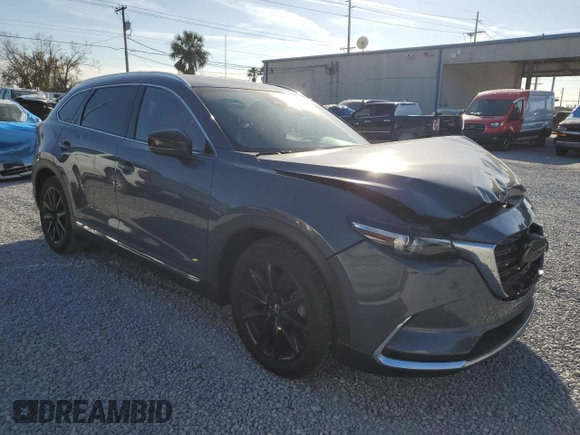 2021 Mazda CX-9 Grand Touring with VIN JM3TCADY1M0517525, listed as a Copart auction lot 43868965 with 123,602 mi miles and Salvage title. Bid and sale history available at DreamBid. Image 4.