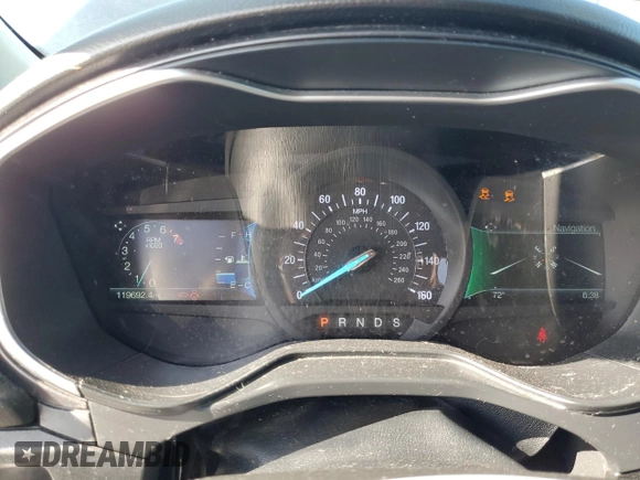 2019 Ford Fusion Titanium with VIN 3FA6P0D94KR205165, listed as a Copart auction lot 51829545 with 119,692 mi miles and Clean Title. Bid and sale history available at carsss.com. Image 9.