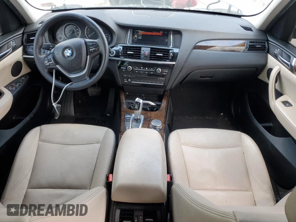 2016 BMW X3 xDrive28i with VIN 5UXWX9C57G0D63313, listed as a Copart auction lot 55705815 with 122,723 mi miles and Clean Title. Bid and sale history available at DreamBid. Image 8.