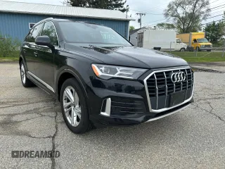 2021 Audi Q7 Premium Plus with VIN WA1LJAF70MD013666, listed as a Copart auction lot 57488155 with 85,068 mi miles and Clean title. Bid and sale history available at DreamBid. Image 1.