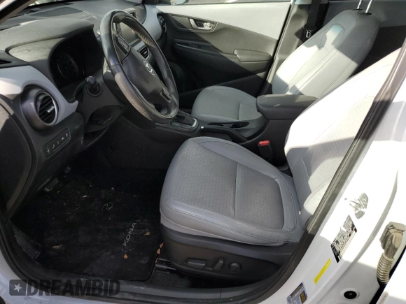 2019 Hyundai Kona Ultimate with VIN KM8K5CA56KU261565, listed as a Copart auction lot 42654535 with 83,670 mi miles and Salvage Title. Bid and sale history available at carsss.com. Image 7.