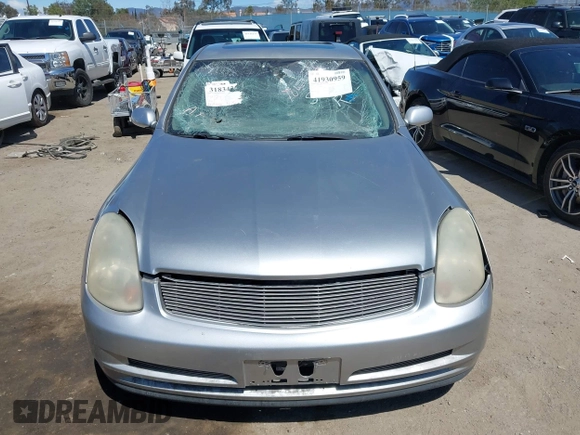 2003 Infiniti G35 with VIN JNKCV51E73M020943, listed as a IAAI auction lot 41930959 with Not Provided miles and . Bid and sale history available at DreamBid. Image 11.