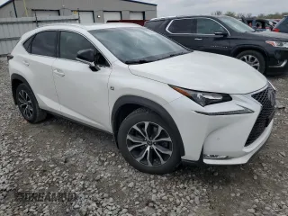2015 Lexus NX 200t with VIN JTJBARBZ2F2014921, listed as a Copart auction lot 51118495 with 116,076 mi miles and Salvage Title. Bid and sale history available at DreamBid. Image 4.