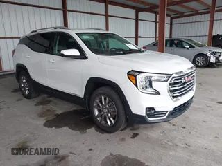 2023 GMC Terrain SLT z VIN 3GKALVEG1PL191654, wystawiony jako IAAI lot #42434777 z przebiegiem 43 959 mil mil oraz . Historia ofert i sprzedaży dostępna na DreamBid. Obrazek 1.