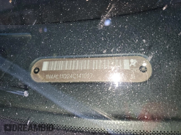 2004 Nissan Altima S with VIN 1N4AL11D24C141097, listed as a Copart auction lot 55600865 with 189,243 mi miles and Salvage title. Bid and sale history available at DreamBid. Image 12.