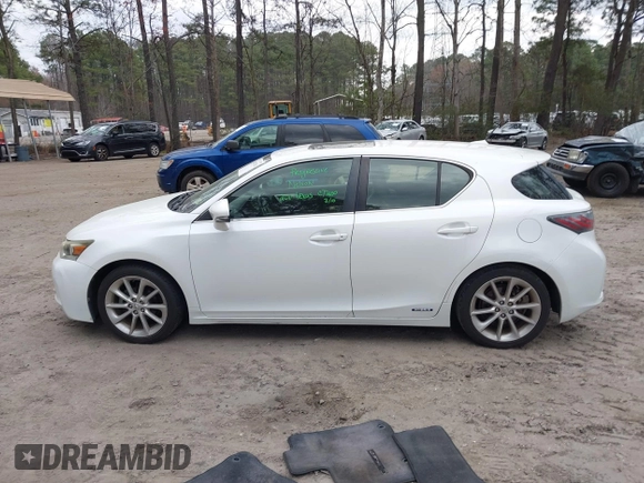 2011 Lexus CT 200h with VIN JTHKD5BH1B2036346, listed as a IAAI auction lot 41863701 with 214,254 mi miles and . Bid and sale history available at DreamBid. Image 14.