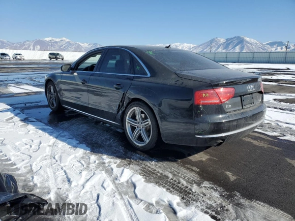 2013 Audi A8 3.0L z VIN WAUAGAFD8DN000642, wystawiony jako Copart lot #42427725 z przebiegiem 92 375 mil mil oraz Szkoda całkowita • Salvage title. Historia ofert i sprzedaży dostępna na DreamBid. Obrazek 2.