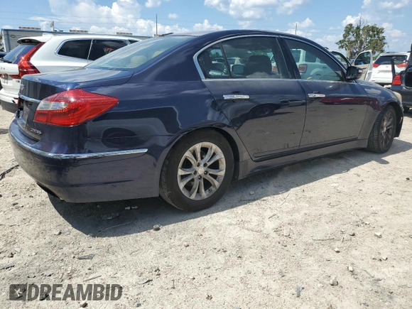 2013 Hyundai Genesis 3.8L with VIN KMHGC4DD0DU210280, listed as a Copart auction lot 72359714 with 208,697 mi miles and Salvage Title. Bid and sale history available at carsss.com. Image 3.