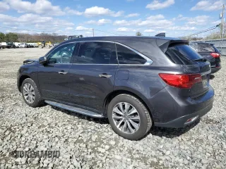 2015 Acura MDX Tech Pkg with VIN 5FRYD4H47FB008644, listed as a Copart auction lot 52514695 with 116,291 mi miles and Salvage Title. Bid and sale history available at carsss.com. Image 2.