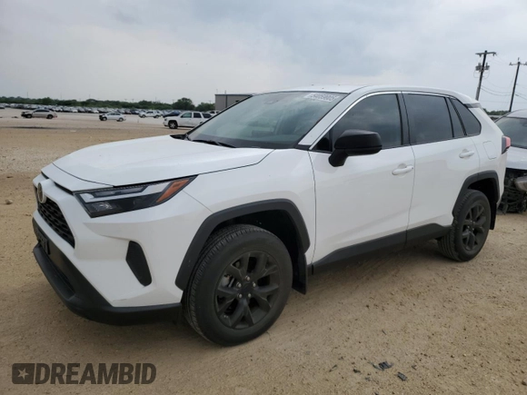2023 Toyota RAV4 LE z VIN 2T3H1RFV4PC214813, wystawiony jako Copart lot #54059005 z przebiegiem 21 536 mil mil oraz Szkoda całkowita • Salvage title. Historia ofert i sprzedaży dostępna na DreamBid. Obrazek 1.