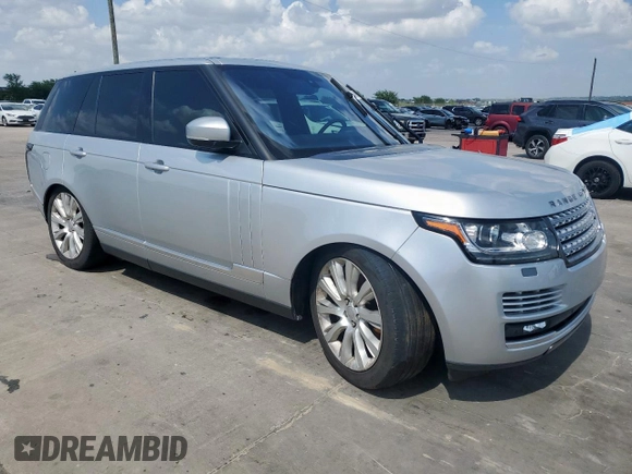 2016 Land Rover Range Rover Supercharged with VIN SALGS2EF2GA298758, listed as a Copart auction lot 65186495 with 98,998 mi miles and Clean title. Bid and sale history available at DreamBid. Image 4.