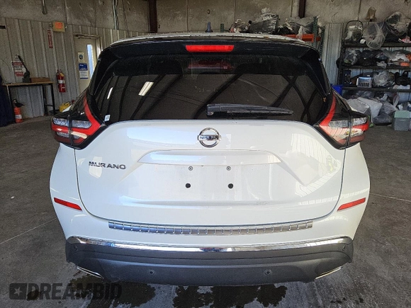 2022 Nissan Murano S with VIN 5N1AZ2AJ1NC125359, listed as a Copart auction lot 80732444 with 51,587 mi miles and Clean Title. Bid and sale history available at DreamBid. Image 6.