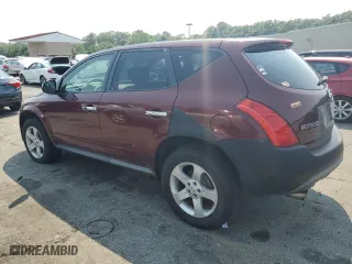 2005 Nissan Murano S with VIN JN8AZ08W65W429140, listed as a Copart auction lot 62570394 with 221,508 mi miles and Clean Title. Bid and sale history available at carsss.com. Image 2.