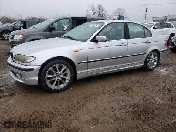 2003 BMW 3 Series 330xi with VIN WBAEW53413PG10291, listed as a Copart auction lot 86694294 with 291,542 mi miles and Salvage Title. Bid and sale history available at carsss.com. Image 1.