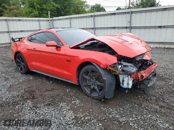 2020 Ford Mustang GT с VIN 1FA6P8CF0L5142575, выставлен на аукционе Copart как лот 61453795 с пробегом 67 536 миль миль и Списание • Salvage title. История ставок и продаж доступна на DreamBid. Изображение 4.